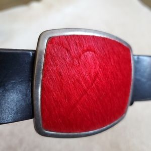 Leather belt